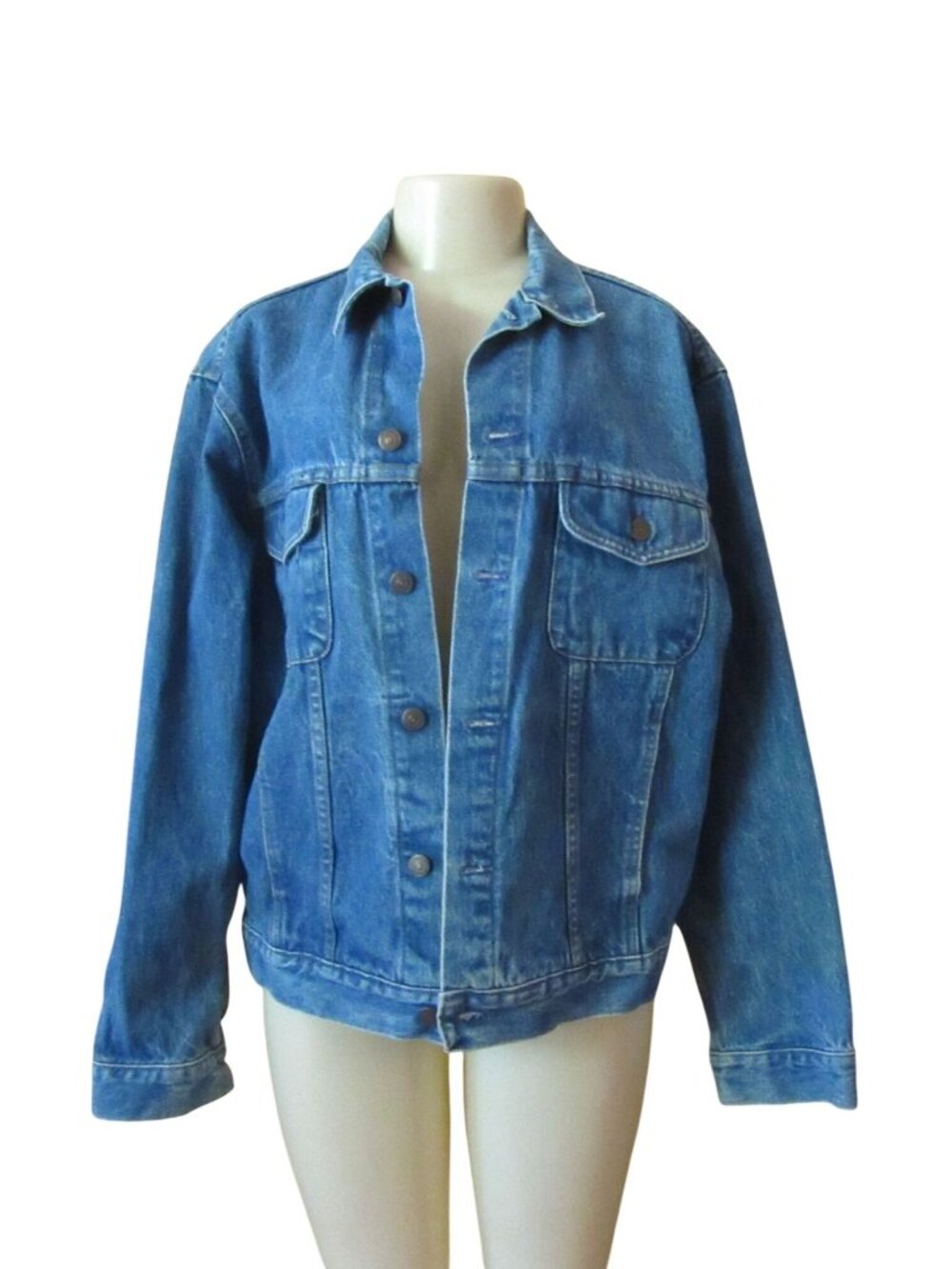 Gap Y2K Mens Cotton Denim Jean Jacket Size Large